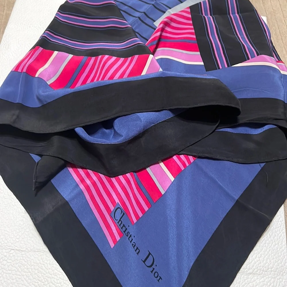Christian Dior silk scarf